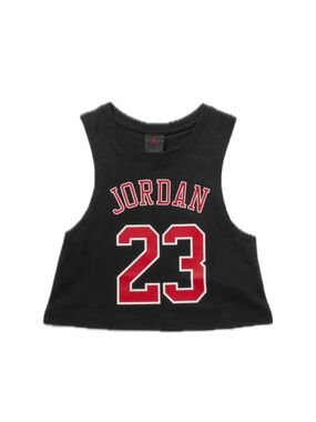 Women’s Small Jordan 23 Black Crop Tank Top